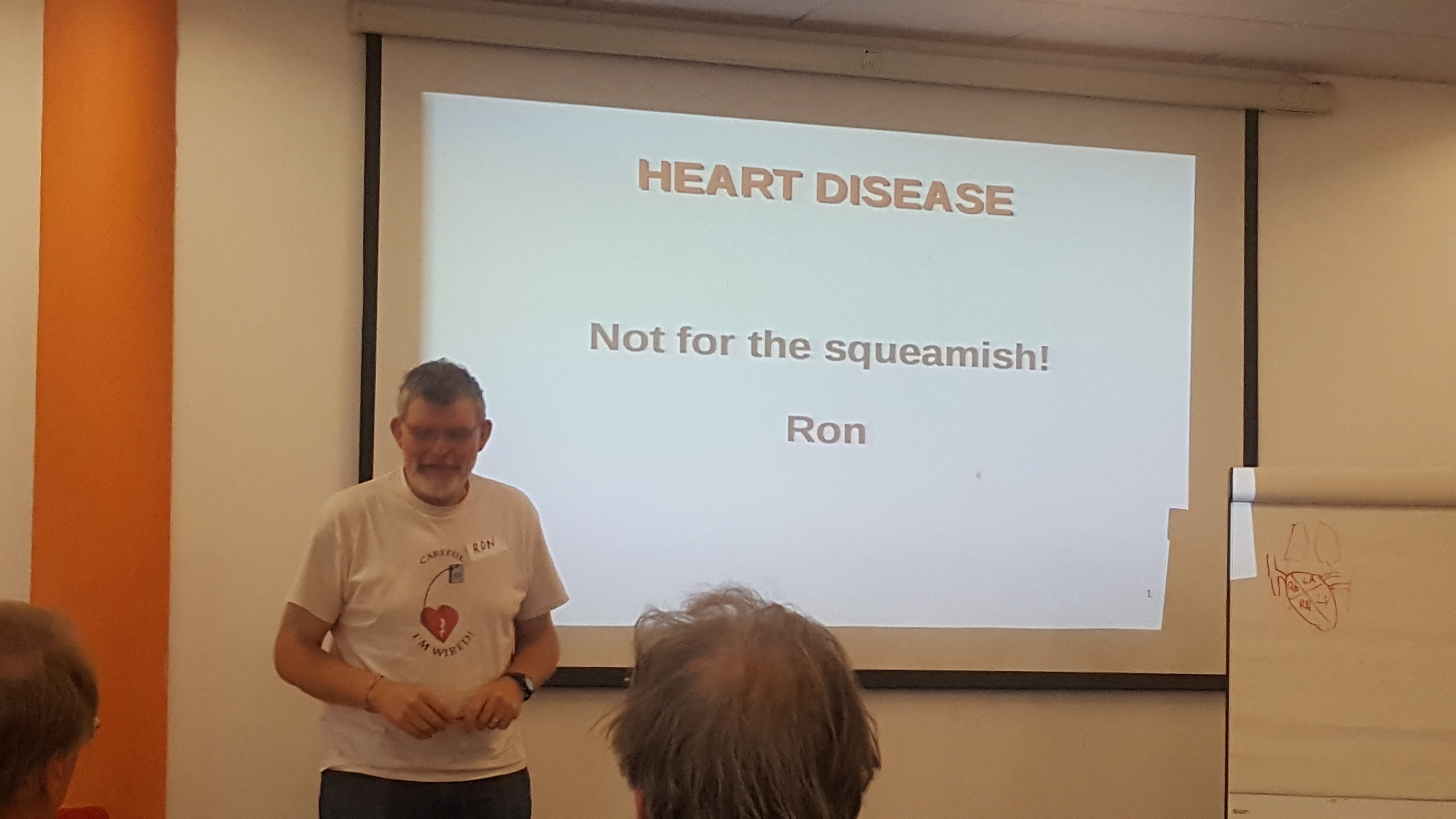 Ron giving a great talk that also serves as a warning