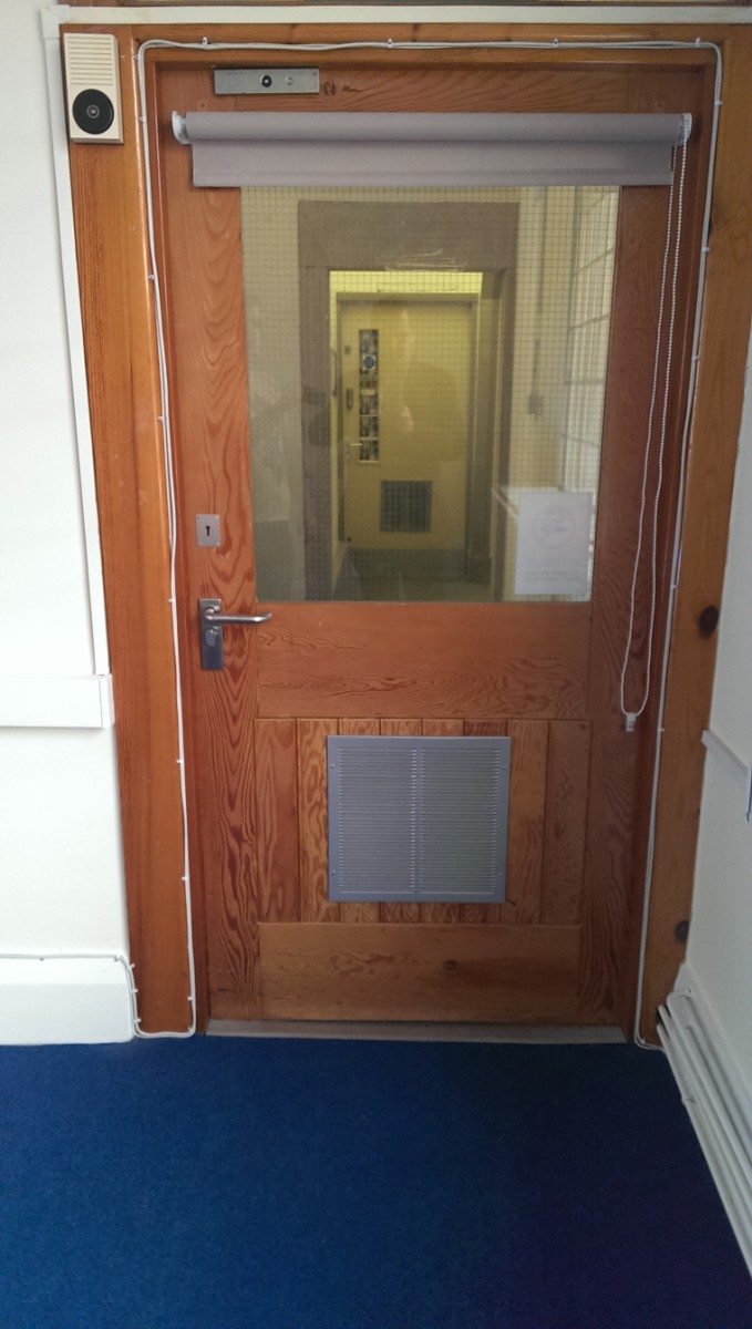 The new internal front door