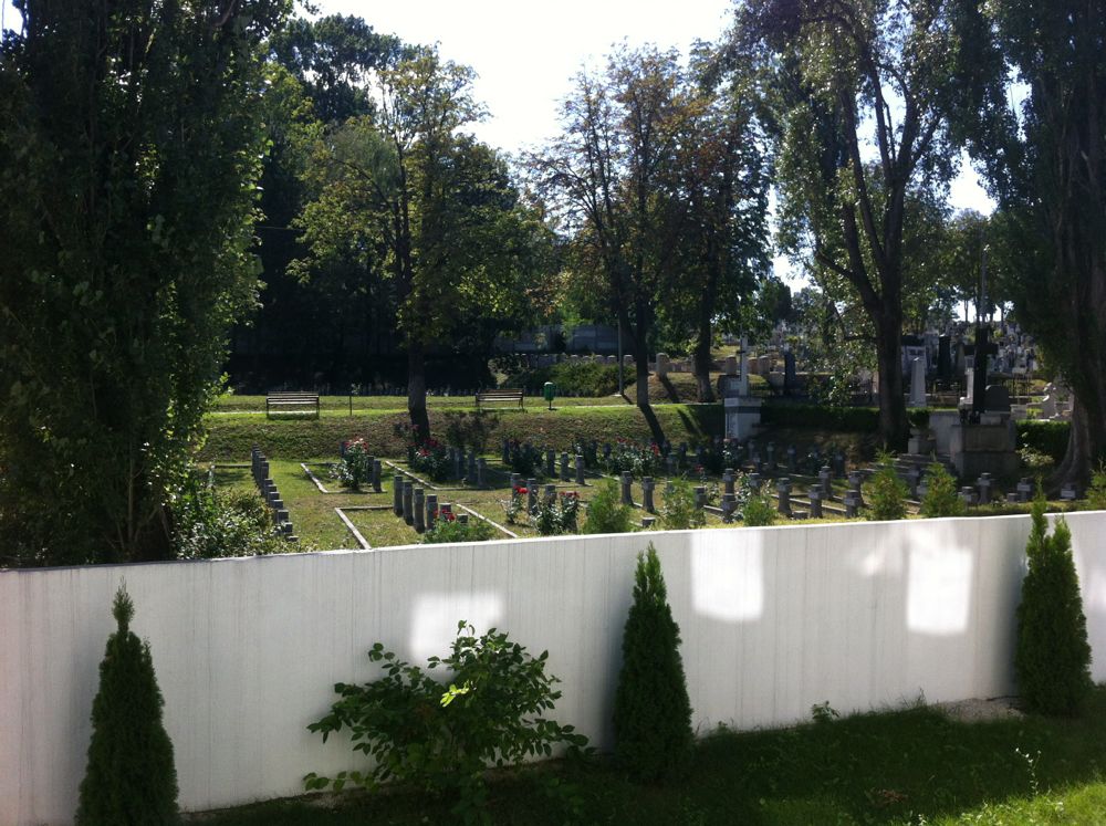 Graves from my hotel window