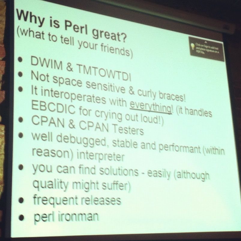 great about Perl